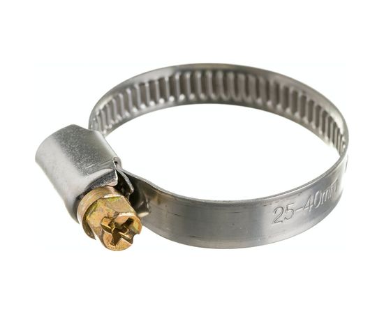Универсальный хомут ЕВРОПАРТНЕР 25-40, нержав. сталь, 1 шт. G1 6160 – изображение 3
