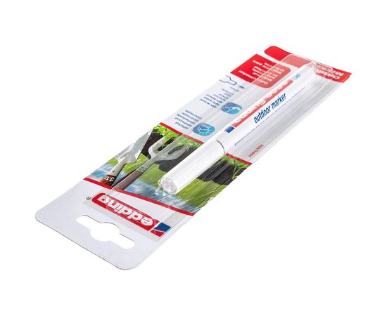 Маркер для наружных работ Edding E-8055/49 белый 1-2мм, металлический корпус 537646 – изображение 3