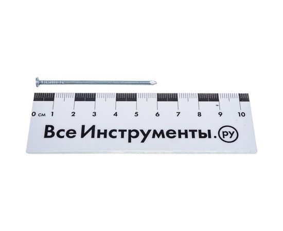 Строительный оцинкованный гвоздь 2.5х60, 400г (примерно 179 шт.) - коробка Tech-Krep 102029 – изображение 3