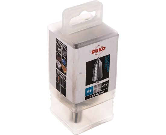 Ступенчатое сверло №13 (6-40 мм) RUKO 101097 – изображение 4