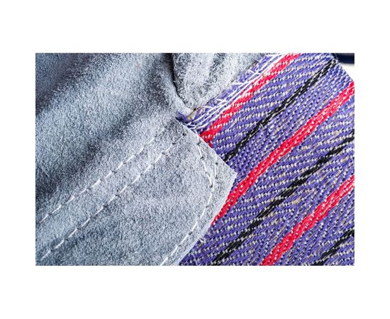 Спилковые комбинированные перчатки ZOLDER, размер 10.5, DH004 – изображение 5