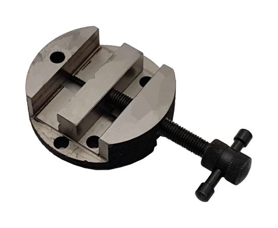 Круглые тиски ТЕХНОРЕАЛ D100 мм, 77х21х40 мм AMRRV-105 