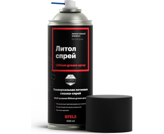 Универсальная литиевая смазка EFELE Литол Спрей, 520 мл 0097626 