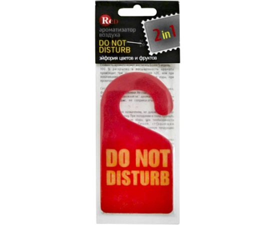 Подвесной ароматизатор RED DO NOT DISTURB R2302 