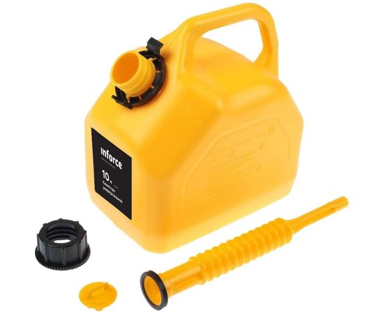 Канистра универсальная 10 л, желтая Inforce IN-02-02 