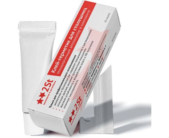 Клей-герметик для монтажа кухонных столешниц 2STN 10 мл, белый Ral 9003 299003 