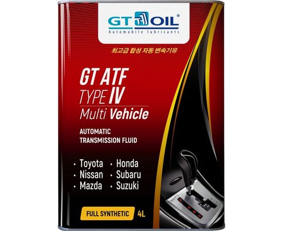 Масло ATF T-IV Multi Vehicle, 4 л GT OIL 8809059407912 