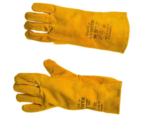 Термостойкие краги с подкладкой STAYER PROFI длина 350 мм 11332-XL_z*01 