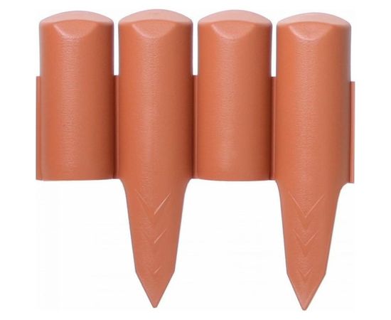 Бордюр для сада терракотовый Prosperplast Palisada border IPBO-R624 – изображение 2