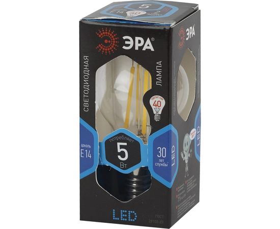 Светодиодная лампа ЭРА F-LED Р45-5w-840-E14 Б0019007 – изображение 2