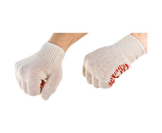 Перчатки Gigant х/б с ПВХ-покрытием, 10 класс, 200 пар GL10-2 – изображение 3