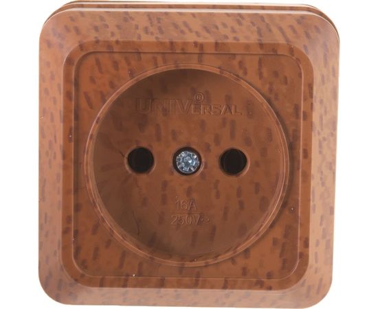 Розетка UNIVersal Олимп б/з бук 7946789 – изображение 3