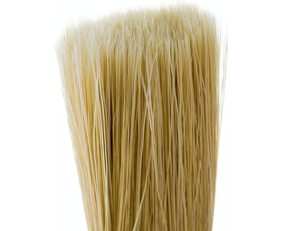 Кисть DECOR Black White универсальная 25х15мм, светлая смешанная щетина, 2К ручка 880-025 – изображение 3