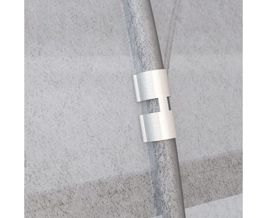 Арочный парник со спанбондом на грядке 36 см Delta-Park 4 м 3004003_2 – изображение 3