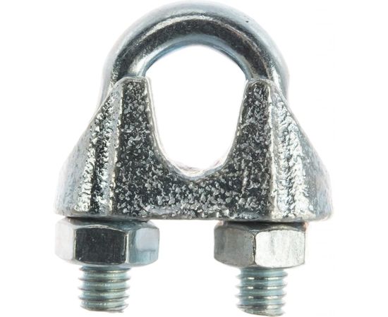 Зажим троса DIN 741 оцинкованный 60 шт. (8 мм; ТФ5) Зубр 4-304415-08 – изображение 3