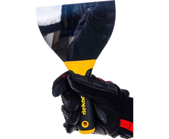 Шпатель для шпатлевки DEKOR HASSAN 14см пластиковая ручка, нержавейка 037 – изображение 3