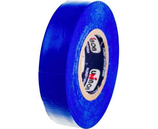 Изолента ПВХ UNIBOB 15 мм х 20 м, синяя 211763 – изображение 4