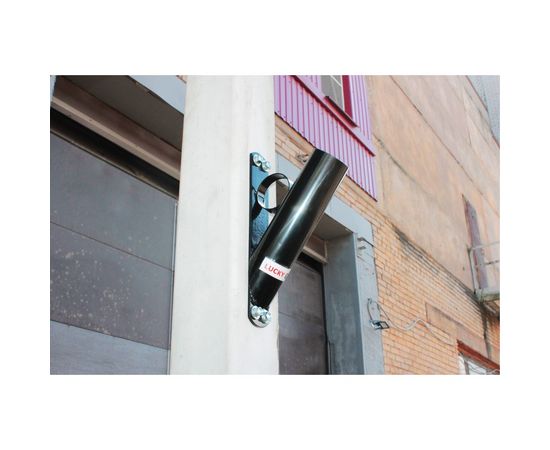 Флагшток Сорокопятка Lucky Guy Н=240 мм, д=50 мм, цвет черный 400 09 240135 50 Ч – изображение 4