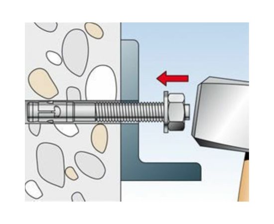 Стальной анкер Fischer FBN II 6/10 6х55 6 шт пакет 127040 – изображение 4