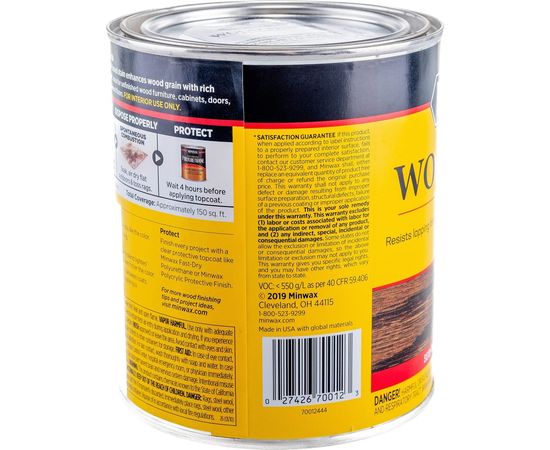 Морилка Minwax WF 2716 темный орех 946 мл 70012 – изображение 5