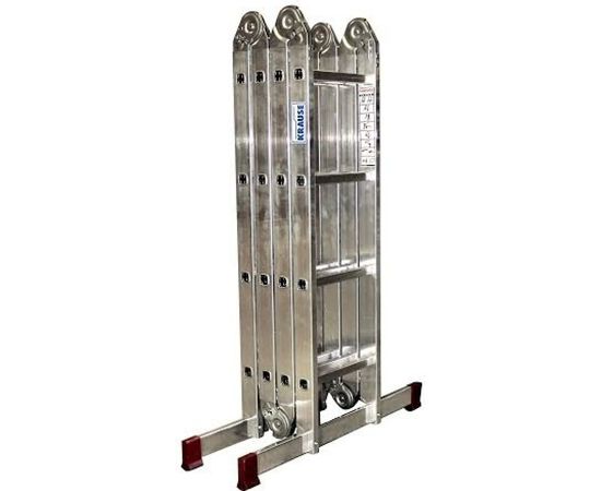 Шарнирная универсальная стремянка-трансформер 4 х 4 Corda Krause 085047 – изображение 5