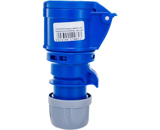 Кабельная розетка PCE 16А 230V 1P+N+E IP44 213-6 – изображение 5