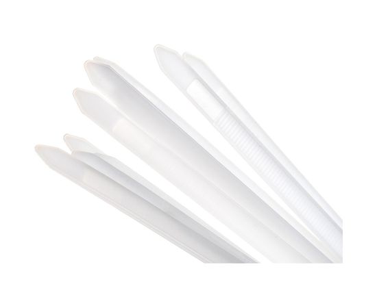 Универсальный пластиковый хомут ЭВРИКА белый 8.0x750мм 25шт ER-08752 – изображение 5