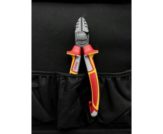 Набор отверток Felo Ergonic SL, PH, PZ +/-, отвертка тестер сети и диэлектрическиие бокорезы 160 мм 41390504 – изображение 6