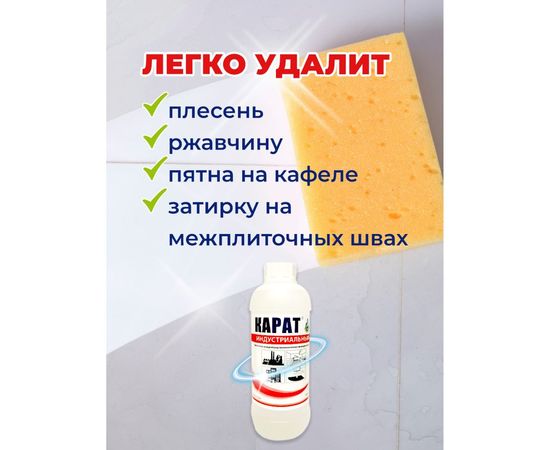 Средство от налета, ржавчины, водного камня КАРАТ Индустриальный концентрат 1 л 4607002302581 – изображение 6
