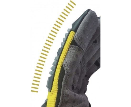 Трикотажные перчатки с защитными накладками Delta Plus VV900JA EOS цвет желтый, p.11 VV900JA11 – изображение 8