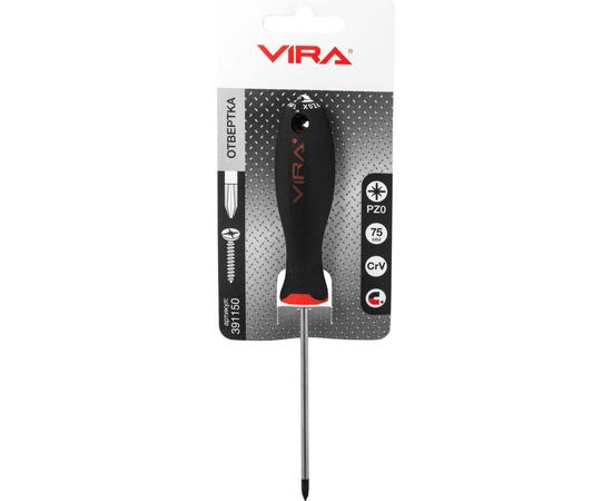 Отвертка PZ0х75мм VIRA 391150 – изображение 8