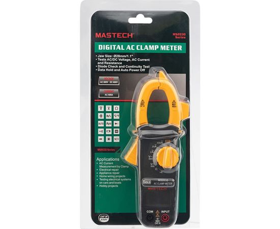 Токовые клещи MASTECH MS2030 13-1305 – изображение 8
