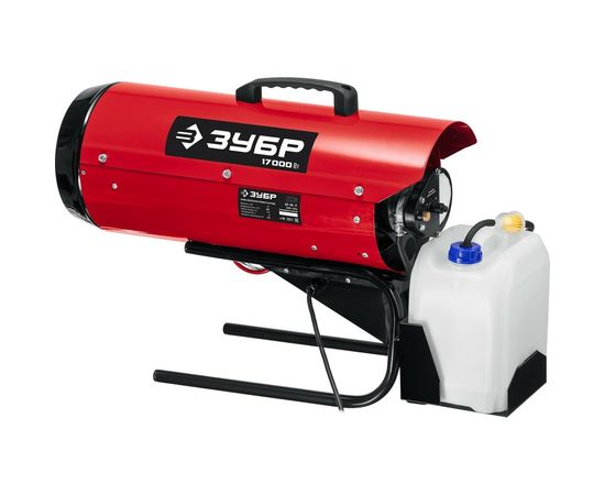 Дизельная тепловая пушка ЗУБР 17 кВт, прямой нагрев ДП-К6-17 – изображение 9