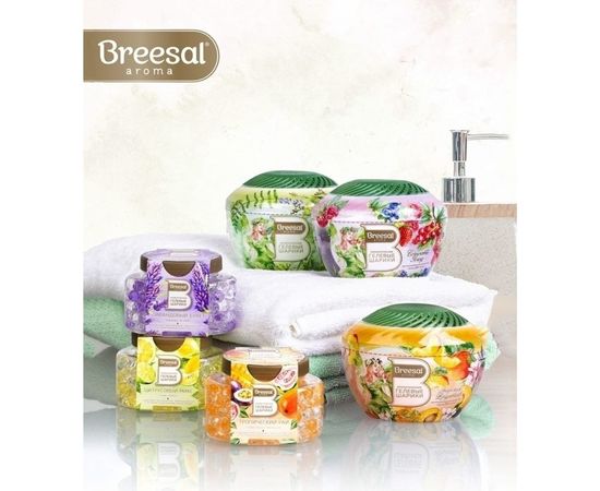 Ароматические гелевые шарики Breesal Fresh Drops Свежесть летнего луга B/25001 – изображение 10
