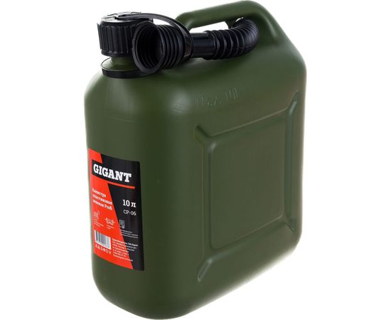Канистра пластиковая зеленая Profi 10 л Gigant CP-06 