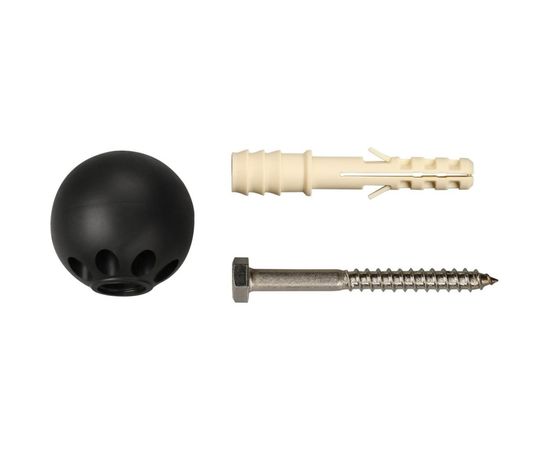 Комплект дверного ограничителя ЕВРОПАРТНЕР TSM черный 87579 