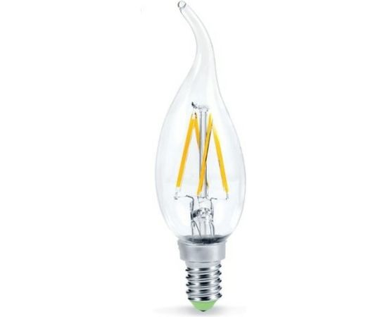 Светодиодная лампа IN HOME LED-СВЕЧА НА ВЕТРУ-deco 9Вт 230В Е14 3000К 810Лм прозрачная 4690612026220 