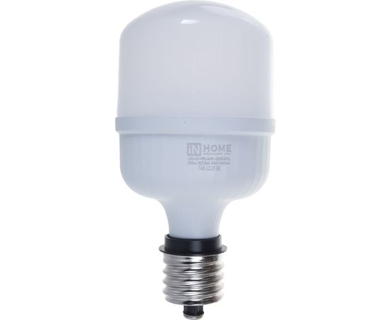 Светодиодная лампа IN HOME LED-HP-PRO 40Вт, 230В, Е27, с адаптером E40, 4000К, 3600Лм 4690612031095 