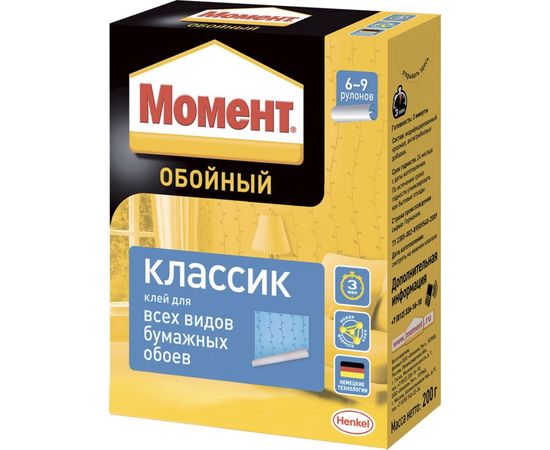 Обойный клей Момент Классик 200 г Б0008054 