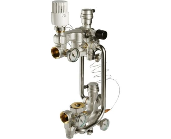 Насосно-смесительный узел с термоголовкой (без насоса) Valtec VT.COMBI.0.180 