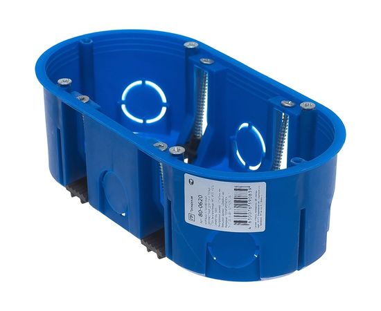 Установочная двухместная коробка Промрукав ГСК 80-0620 безгалогенная HF 140х68х46 80-0620 