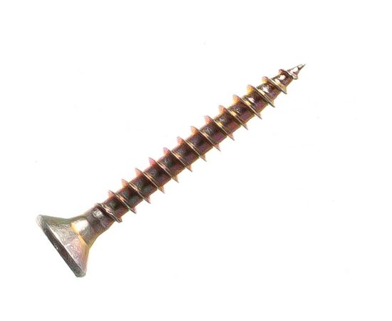 Универсальный саморез по дереву КрепСтройГрупп 4,5х35 желтый цинк, 250 шт. 145423 