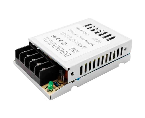 Блок питания Apeyron 12В, 25 Вт, IP20, 2А, металл, 78х48х20мм 03-02 