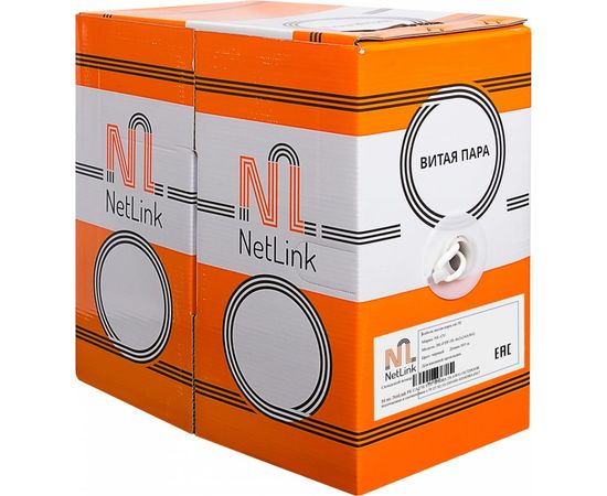 Кабель Netlink NL-CU FTP 4PR 24 AWG CAT5e 305м ВНЕШНИЙ УТ000002697 – изображение 2