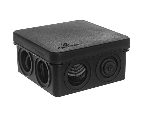 Распределительная коробка Промрукав для о/п безгалогенная HF черная 80х80х40 1 шт 40-0210-9005 – изображение 2