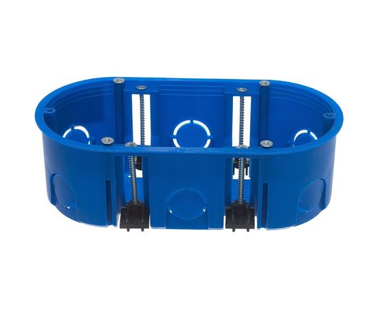 Установочная двухместная коробка Промрукав ГСК 80-0620 безгалогенная HF 140х68х46 80-0620 – изображение 2