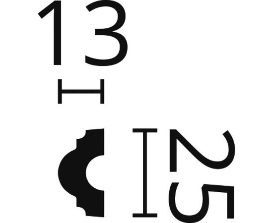 Молдинг WALLSTYL (2000х25х13 мм; белый) NMC WL7 – изображение 2