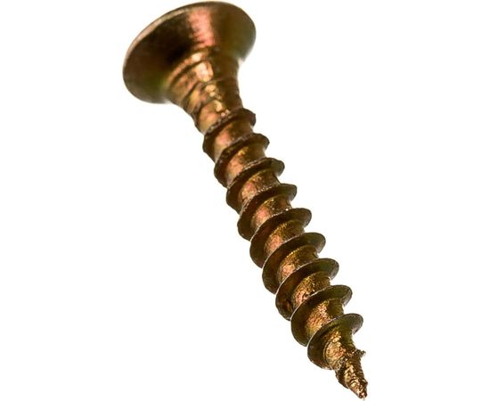 Саморез Стройметиз 2,5х16 универсальный, желтый цинк уп. 500 шт. 2140033 – изображение 2