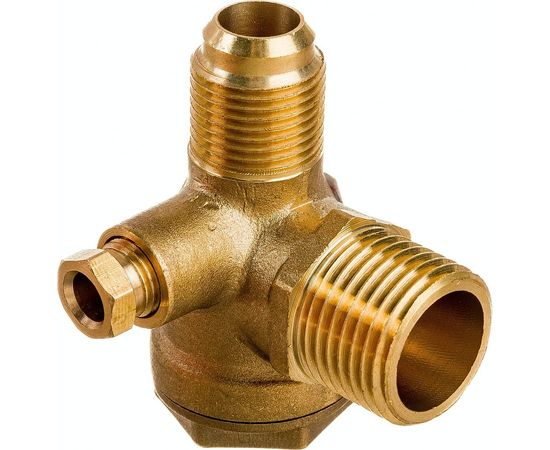 Клапан обратный для компрессора резьба наружная M1/2хM3/8 Pegas pneumatic 4301 – изображение 2