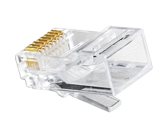 Коннектор RJ-45 ExeGate Категории 5 V 8P8C под одножильный кабель 100шт 158091 – изображение 2